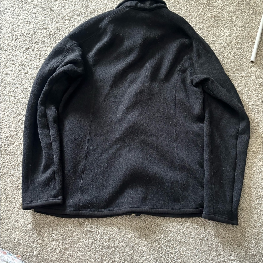 Patagonia Black Full-Zip Fleece Jacket - Picture 4 of 4